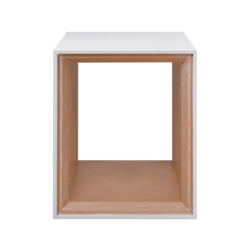 Evans Accent Table in White (45|H0015-10808)