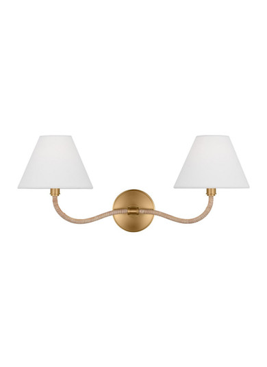 Laguna Two Light Wall Sconce in Burnished Brass (454|CW1302BBS)