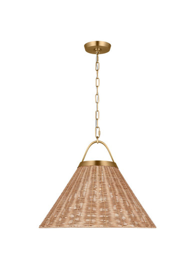 Whitby One Light Pendant in Burnished Brass (454|CP1441BBS)