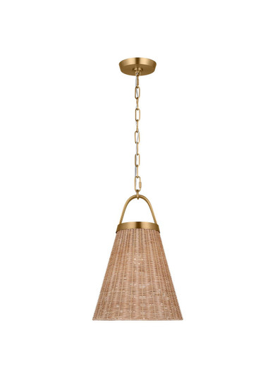 Whitby One Light Pendant in Burnished Brass (454|CP1421BBS)