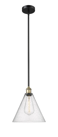 Edison One Light Mini Pendant in Black Antique Brass (405|616-1S-BAB-GBC-124)