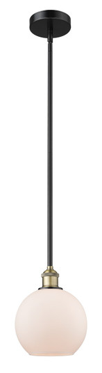 Edison One Light Mini Pendant in Black Antique Brass (405|616-1S-BAB-G121-8)