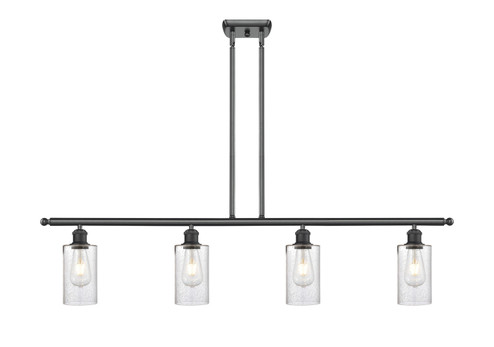 Ballston Four Light Island Pendant in Matte Black (405|516-4I-BK-G804)