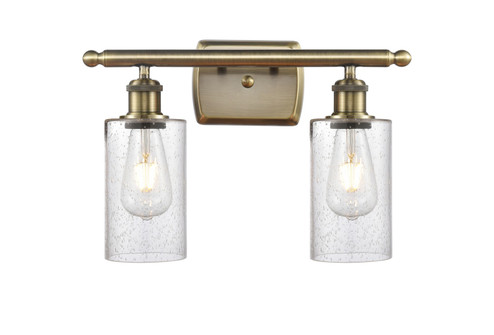 Ballston Two Light Bath Vanity in Antique Brass (405|516-2W-AB-G804)