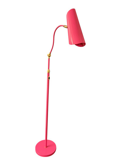 Logan LED Floor Lamp in Orchid/Satin Brass (30|L300-ORSB)
