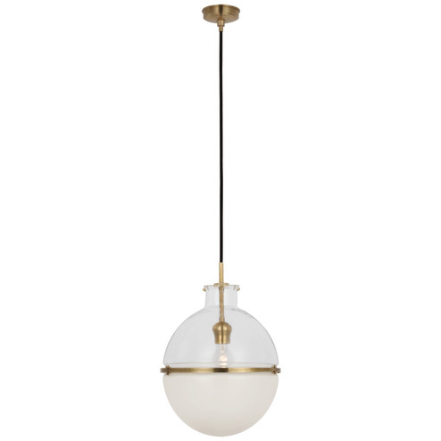 Maxey LED Pendant in Hand-Rubbed Antique Brass (268|TOB 5486HAB-CG/WG)