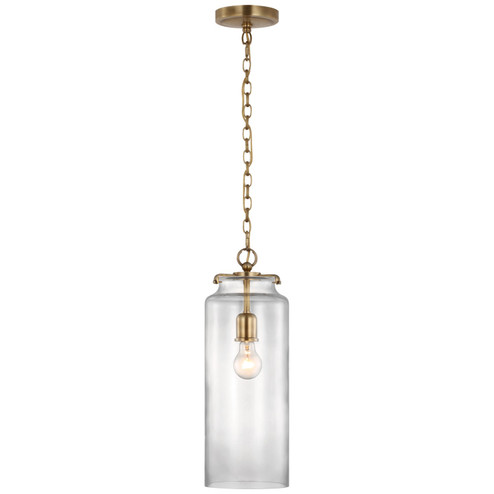 Katie Cylider LED Pendant in Hand-Rubbed Antique Brass (268|TOB 5227HAB/G2-CG)