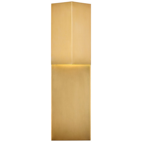 Rega LED Outdoor Wall Sconce in Antique-Burnished Brass (268|KW 2779AB)