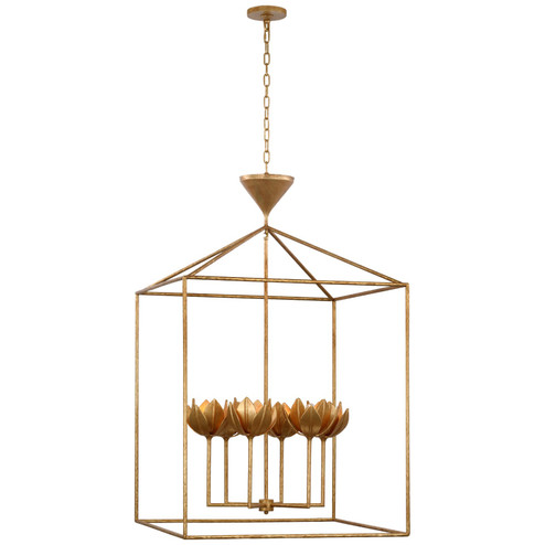 Alberto LED Pendant in Antique Gold Leaf (268|JN 5304AGL)