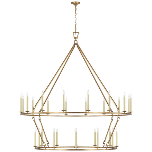 Darlana Ring LED Chandelier in Gilded Iron (268|CHC 5278GI)
