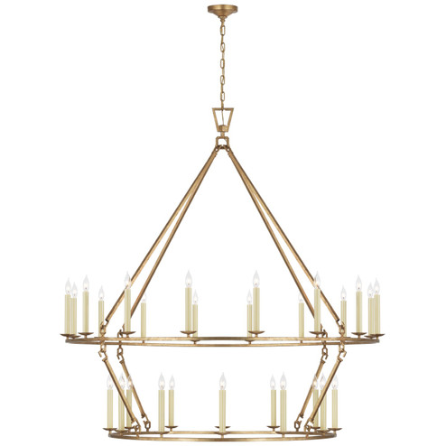 Darlana Ring LED Chandelier in Gilded Iron (268|CHC 5277GI)