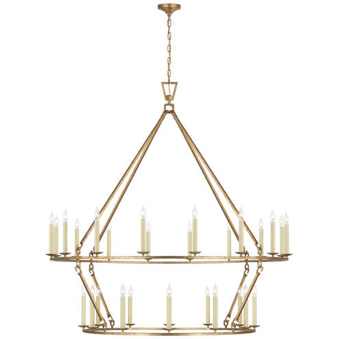 Darlana Ring LED Chandelier in Gilded Iron (268|CHC 5277GI)