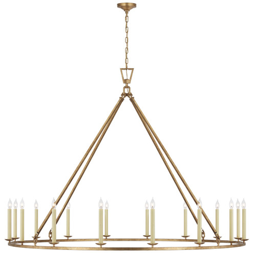Darlana Ring LED Chandelier in Gilded Iron (268|CHC 5276GI)