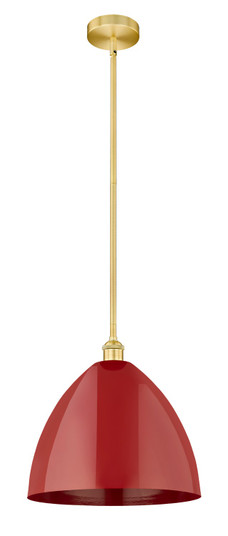 Edison One Light Mini Pendant in Satin Gold (405|616-1S-SG-MBD-16-RD)