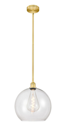 Edison One Light Pendant in Satin Gold (405|616-1S-SG-G122-14)