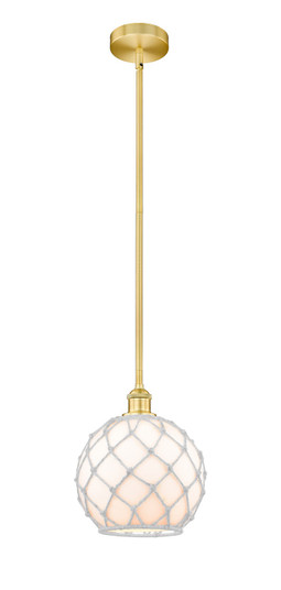 Edison One Light Mini Pendant in Satin Gold (405|616-1S-SG-G121-10RW)