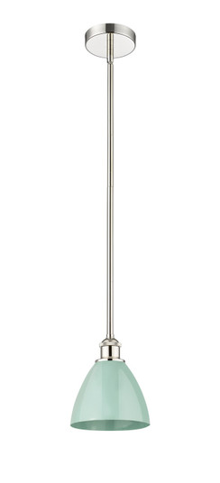 Edison One Light Mini Pendant in Polished Nickel (405|616-1S-PN-MBD-75-SF)