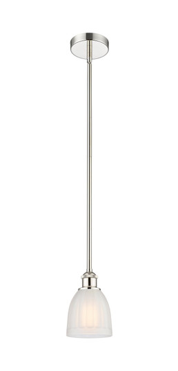 Edison One Light Mini Pendant in Polished Nickel (405|616-1S-PN-G441)