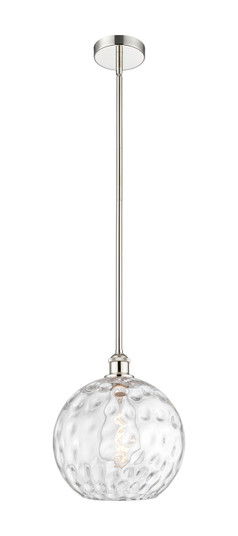 Edison One Light Mini Pendant in Polished Nickel (405|616-1S-PN-G1215-12)