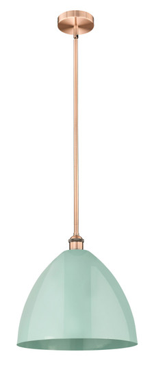 Edison One Light Mini Pendant in Antique Copper (405|616-1S-AC-MBD-16-SF)