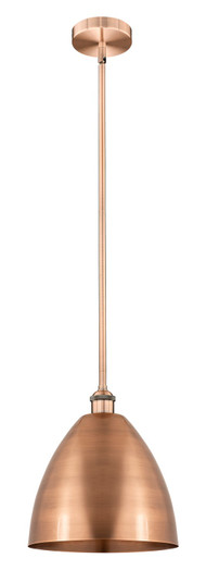 Edison One Light Mini Pendant in Antique Copper (405|616-1S-AC-MBD-12-AC)