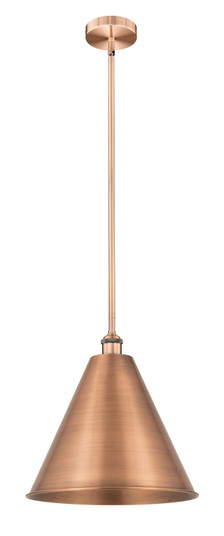 Edison One Light Mini Pendant in Antique Copper (405|616-1S-AC-MBC-16-AC)