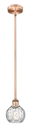 Edison One Light Mini Pendant in Antique Copper (405|616-1S-AC-G1215-6)