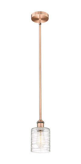 Edison One Light Mini Pendant in Antique Copper (405|616-1S-AC-G1113)