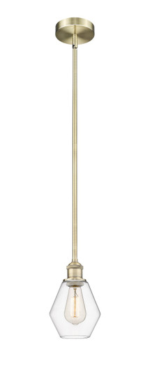 Edison One Light Mini Pendant in Antique Brass (405|616-1S-AB-G652-6)