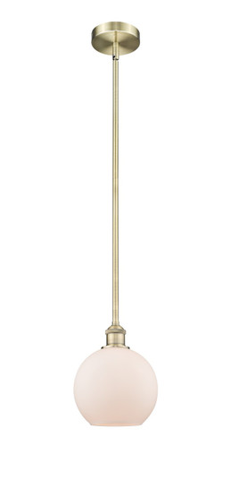 Edison One Light Mini Pendant in Antique Brass (405|616-1S-AB-G121-8)