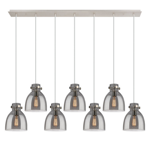 Downtown Urban One Light Linear Pendant in Polished Nickel (405|127-410-1PS-PN-G412-8SM)