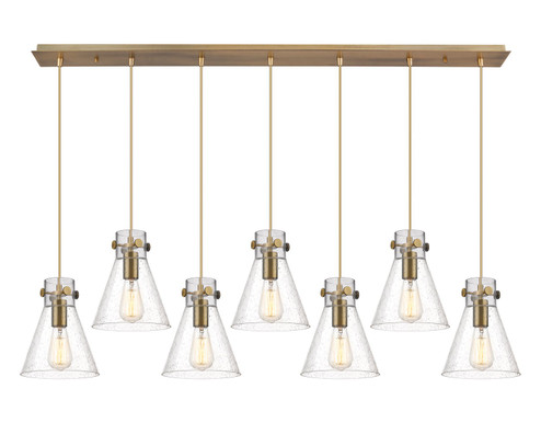 Downtown Urban One Light Linear Pendant in Brushed Brass (405|127-410-1PS-BB-G411-8SDY)