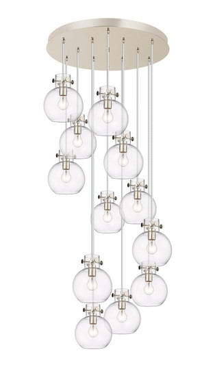 Newton 12 Light Pendant in Polished Nickel (405|126-410-1PS-PN-G410-8CL)