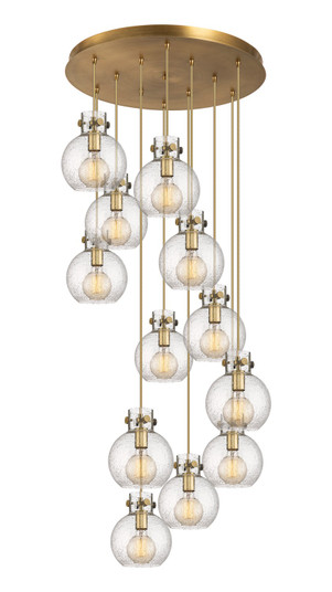 Newton 12 Light Pendant in Brushed Brass (405|126-410-1PS-BB-G410-8SDY)