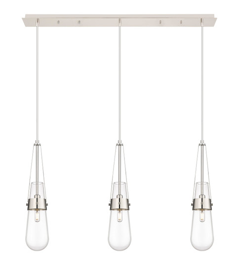 Downtown Urban LED Linear Pendant in Polished Nickel (405|123-452-1P-PN-G452-4CL)