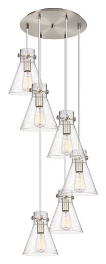Downtown Urban One Light Pendant in Brushed Satin Nickel (405|116-410-1PS-SN-G411-8SDY)