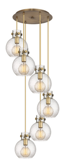 Newton Six Light Pendant in Brushed Brass (405|116-410-1PS-BB-G410-8SDY)
