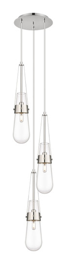 Downtown Urban LED Pendant in Polished Nickel (405|113-452-1P-PN-G452-4CL)