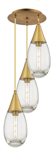 Downtown Urban LED Pendant in Brushed Brass (405|113-450-1P-BB-G450-6CL)