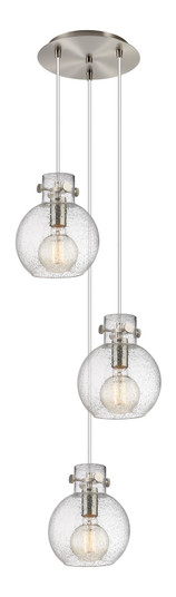 Newton Two Light Pendant in Brushed Satin Nickel (405|113-410-1PS-SN-G410-8SDY)