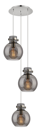 Newton Eight Light Pendant in Polished Nickel (405|113-410-1PS-PN-G410-8SM)