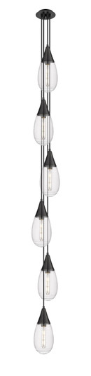 Downtown Urban Six Light Pendant in Matte Black (405|106-450-1P-BK-G450-6SCL)
