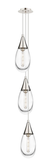 Downtown Urban LED Pendant in Polished Nickel (405|103-450-1P-PN-G450-6CL)