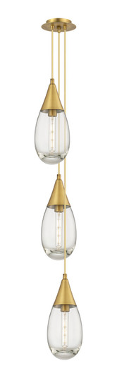 Downtown Urban LED Pendant in Brushed Brass (405|103-450-1P-BB-G450-6CL)