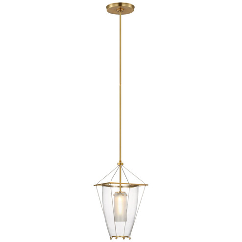 Ovalle LED Lantern in Antique Brass (268|RB 5090AB-CG)