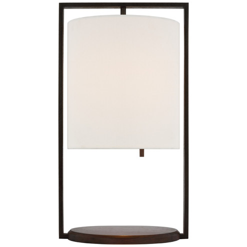 Zenz LED Table Lamp in Warm Iron and Dark Walnut (268|RB 3130WI/DW-L)