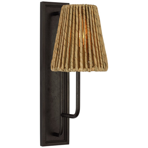 Rui LED Wall Sconce in Aged Iron (268|AL 2060AI-NAB)