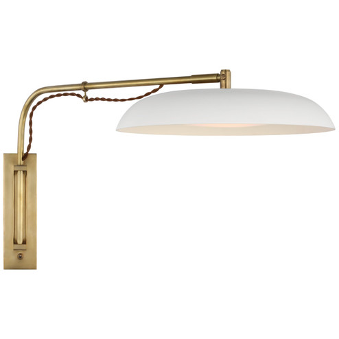 Cyrus LED Wall Sconce in Hand-Rubbed Antique Brass (268|AL 2040HAB-WG)