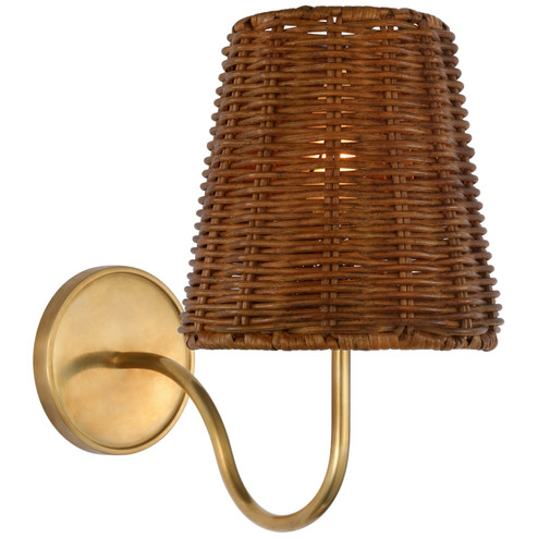 Lyndsie LED Wall Sconce in Hand-Rubbed Antique Brass (268|AL 2000HAB-DRW)