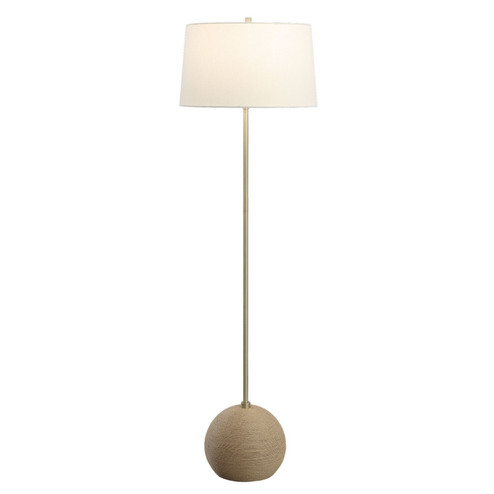 Captiva One Light Floor Lamp in Antique Brass (52|30199-1)